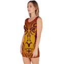 Lion Man Tribal Sleeveless Bodycon Dress View2