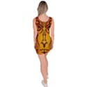 Lion Man Tribal Sleeveless Bodycon Dress View4