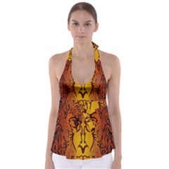 Lion Man Tribal Babydoll Tankini Top by BangZart