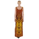 Lion Man Tribal Maxi Thigh Split Dress View2