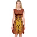 Lion Man Tribal Capsleeve Midi Dress View1