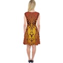 Lion Man Tribal Capsleeve Midi Dress View2