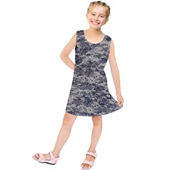 Us Army Digital Camouflage Pattern Kids  Tunic Dress by BangZart