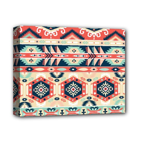 Aztec Pattern Copy Deluxe Canvas 14  X 11  by BangZart