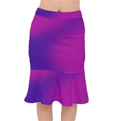 Purple Pink Dots Mermaid Skirt by BangZart