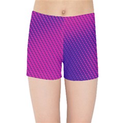 Purple Pink Dots Kids Sports Shorts by BangZart