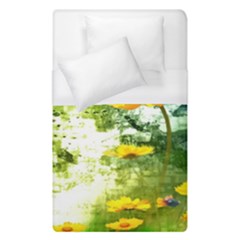 Yellow Flowers Duvet Cover (single Size) by BangZart