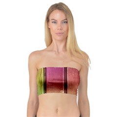 Colourful Wood Painting Bandeau Top by BangZart