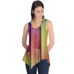 Colourful Wood Painting Sleeveless Tunic by BangZart