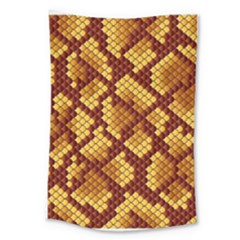 Snake Skin Pattern Vector Large Tapestry