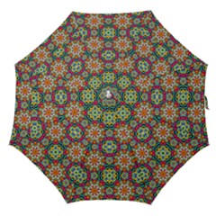 Jewel Tiles Kaleidoscope Straight Umbrellas by WolfepawFractals