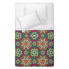 Jewel Tiles Kaleidoscope Duvet Cover (single Size) by WolfepawFractals