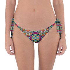 Jewel Tiles Kaleidoscope Reversible Bikini Bottom