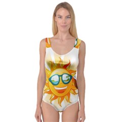 Cartoon Sun Princess Tank Leotard 