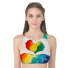 Pride Love Tank Bikini Top