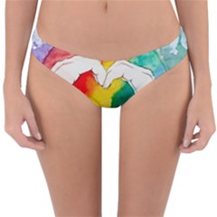 Pride Love Reversible Hipster Bikini Bottoms