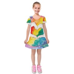 Pride Love Kids  Short Sleeve Velvet Dress