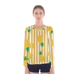 Pineapple Women s Long Sleeve Tee