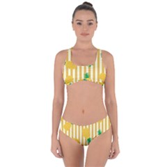 Pineapple Criss Cross Bikini Set by LimeGreenFlamingo