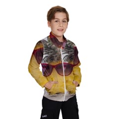 Pineapple With Sunglasses Wind Breaker (kids) by LimeGreenFlamingo