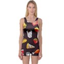 Fast Food Design One Piece Boyleg Swimsuit View1