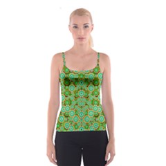 Flowers In Mind In Happy Soft Summer Time Spaghetti Strap Top by pepitasart