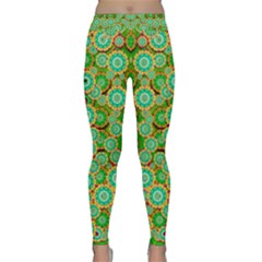 Flowers In Mind In Happy Soft Summer Time Classic Yoga Leggings by pepitasart