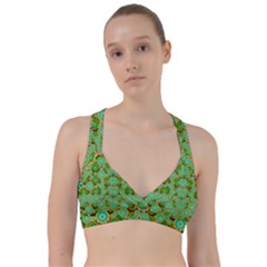 Flowers In Mind In Happy Soft Summer Time Sweetheart Sports Bra by pepitasart