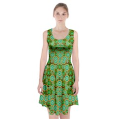 Flowers In Mind In Happy Soft Summer Time Racerback Midi Dress by pepitasart