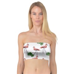 Flamingosandleaves Bandeau Top by LimeGreenFlamingo