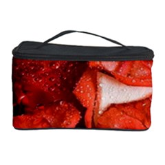 Nice Rose With Water Cosmetic Storage Case by BangZart