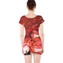 Nice Rose With Water Short Sleeve Bodycon Dress View2