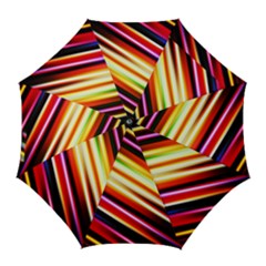 Funky Color Lines Golf Umbrellas