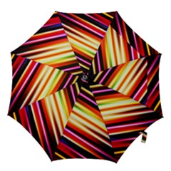 Funky Color Lines Hook Handle Umbrellas (large)