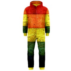 Five Wall Colour Hooded Jumpsuit (men)  by BangZart