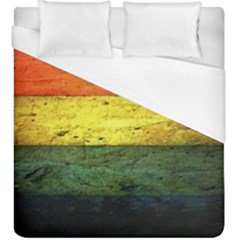 Five Wall Colour Duvet Cover (king Size) by BangZart