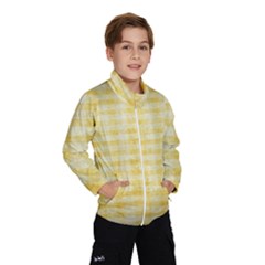 Spring Yellow Gingham Wind Breaker (kids) by BangZart