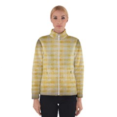 Spring Yellow Gingham Winterwear by BangZart