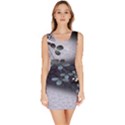 Abstract Black And Gray Tree Sleeveless Bodycon Dress View1