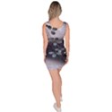 Abstract Black And Gray Tree Sleeveless Bodycon Dress View4