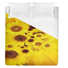 Beautiful Sunflowers Duvet Cover (queen Size) by BangZart