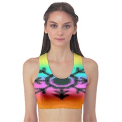 Vector Snowflake Sports Bra by BangZart