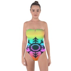 Vector Snowflake Tie Back One Piece Swimsuit by BangZart