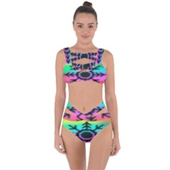 Vector Snowflake Bandaged Up Bikini Set 