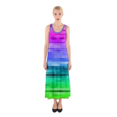 Pretty Color Sleeveless Maxi Dress by BangZart