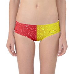 Color Abstract Drops Classic Bikini Bottoms by BangZart