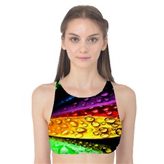 Abstract Flower Tank Bikini Top by BangZart