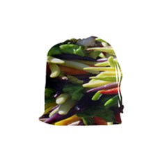 Bright Peppers Drawstring Pouches (medium)  by BangZart