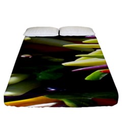 Bright Peppers Fitted Sheet (king Size) by BangZart