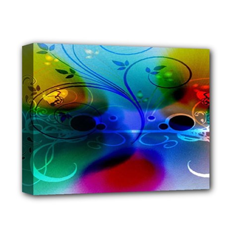 Abstract Color Plants Deluxe Canvas 14  X 11  by BangZart